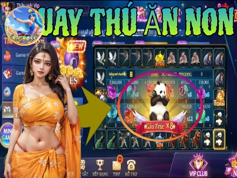 quay thú ăn non