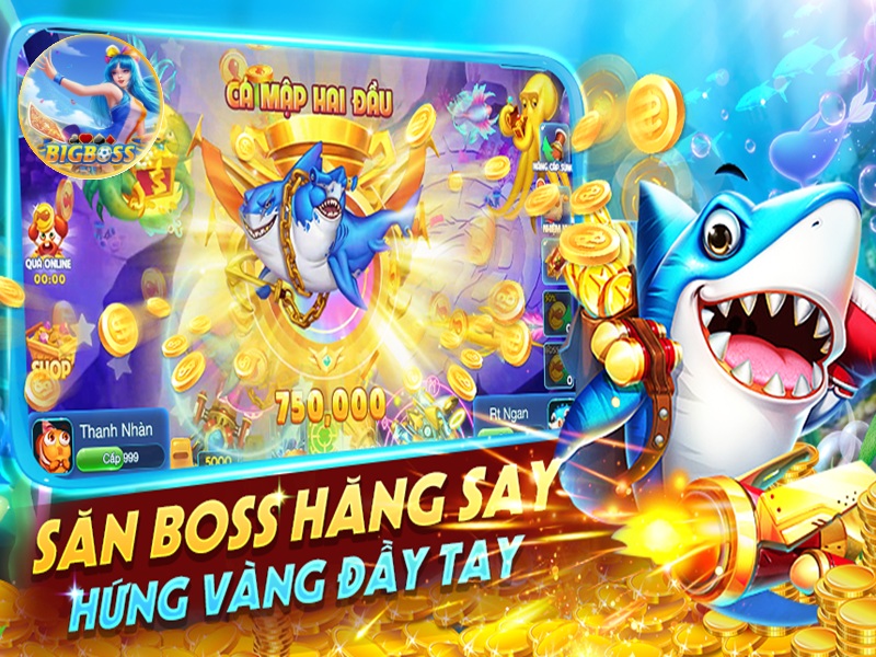 săn boss hăng say hứng vàng đầy tay
