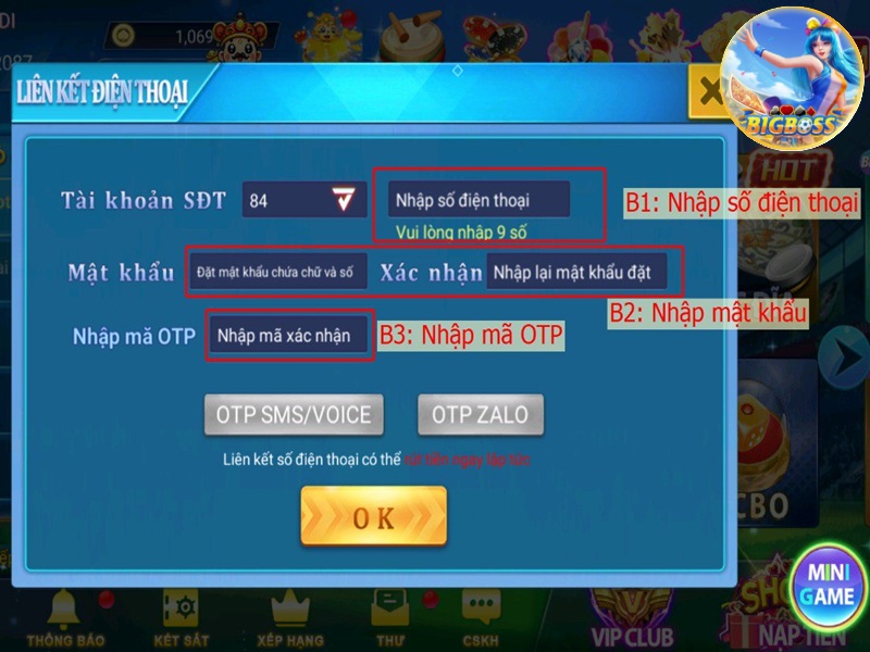 rút tiền bigboss