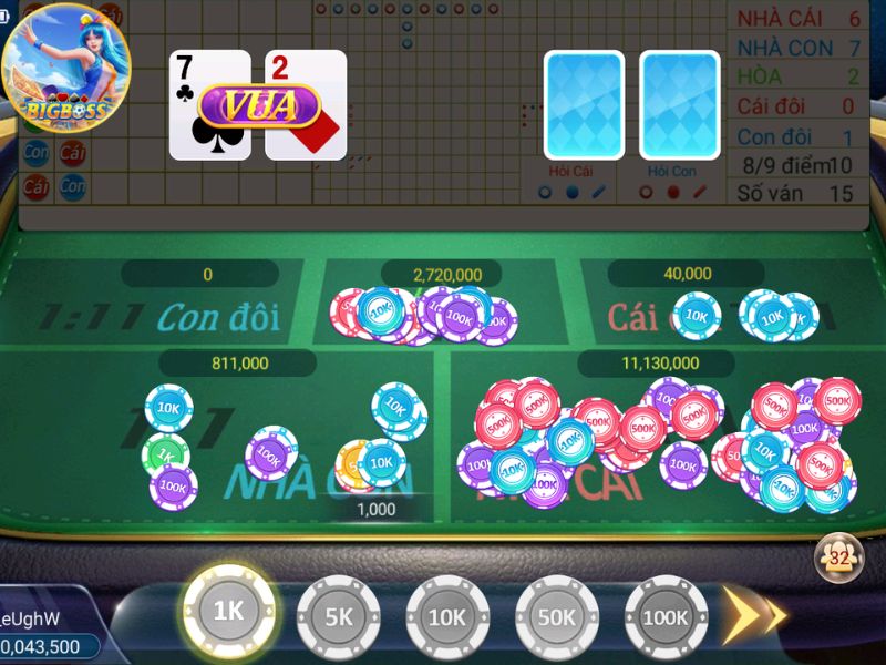 Vì sao nên chơi baccarat tại Bigboss?