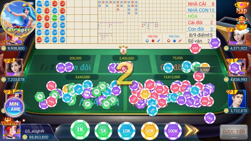 Game bài đổi thưởng Baccarat